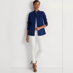 Ralph Lauren Cotton Field Jacket in Lapis Sea Size 16